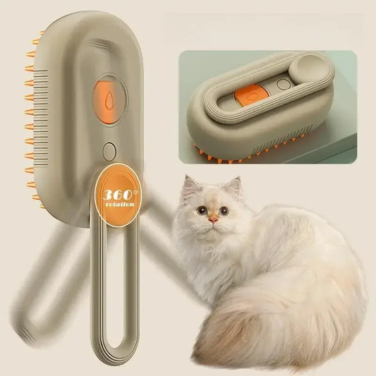 PetCare Pro - Escova a Vapor para Gatos e Cachorros